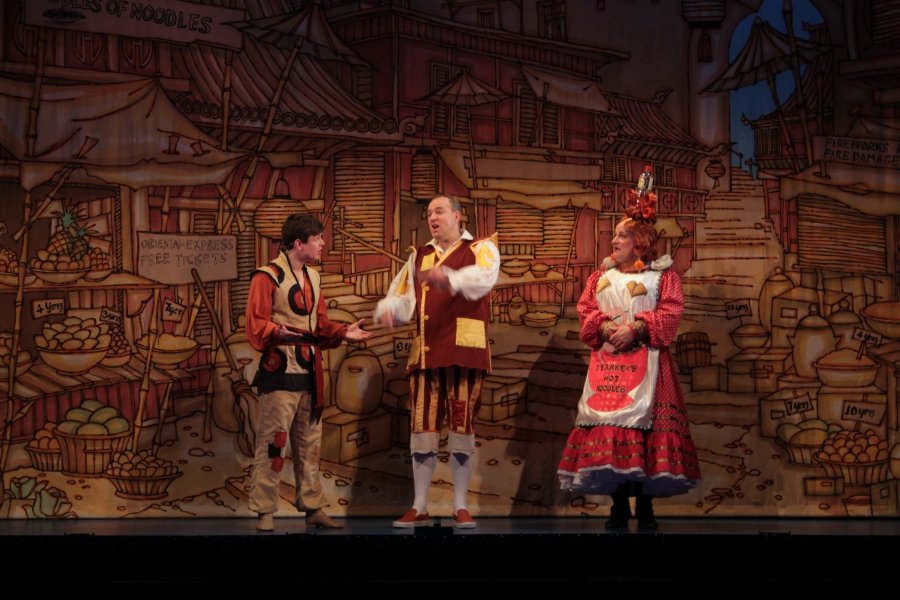 Aladdin, Lighting Design by Peter Harrison, First Family Entertainment, Richmond Theatre