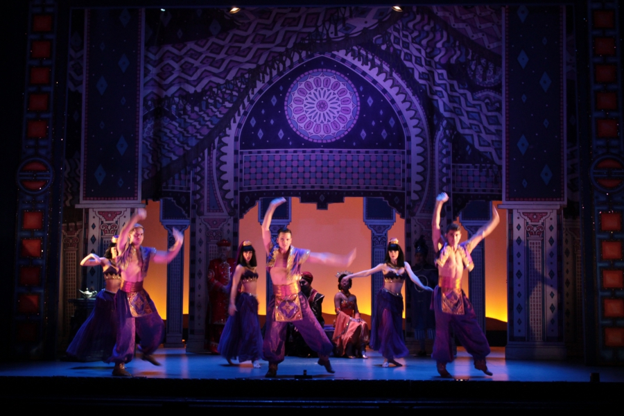Aladdin, Lighting Design by Peter Harrison, First Family Entertainment, Richmond Theatre