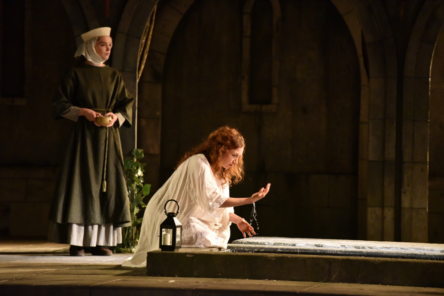 Macbeth, Lighting Design by Peter Harrison, Stafford Festival Shakespeare, Stafford Castle