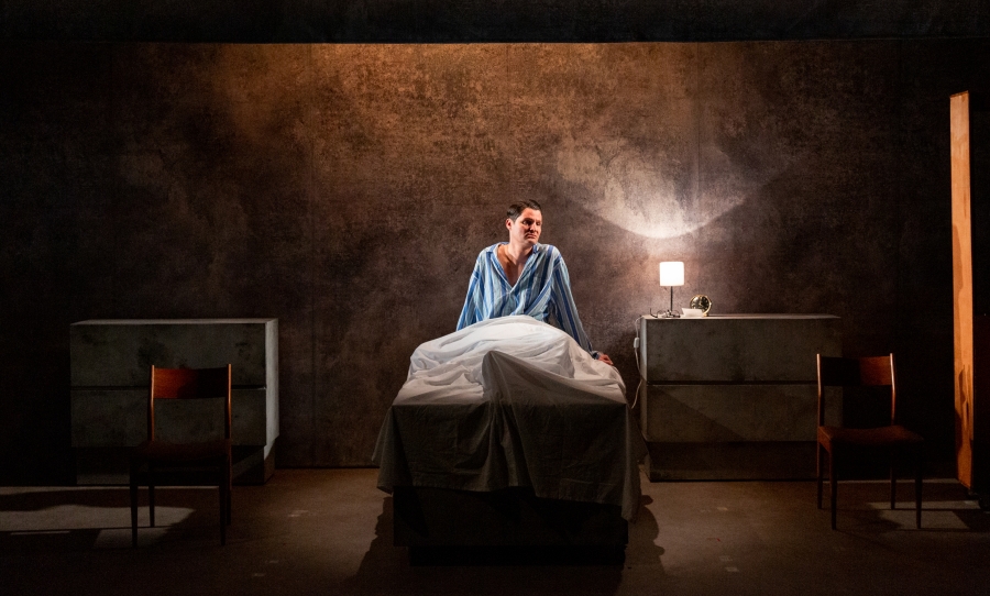 A Single Man, Lighting Design by Peter Harrison, Troupe Theatre Company, Park Theatre